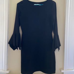 Revolve Susana Monaco black 3/4 sleeve mini dress